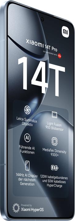 Productafbeelding Xiaomi 14T Pro 12GB/512GB (512 GB, Titaanblauw, 6.67", Dubbele SIM, 50 Mpx, 5G)