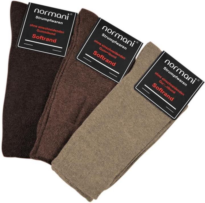 Actual product image Normani 6 pairs of comfort socks with soft edge (pack of 6, 47 - 50)