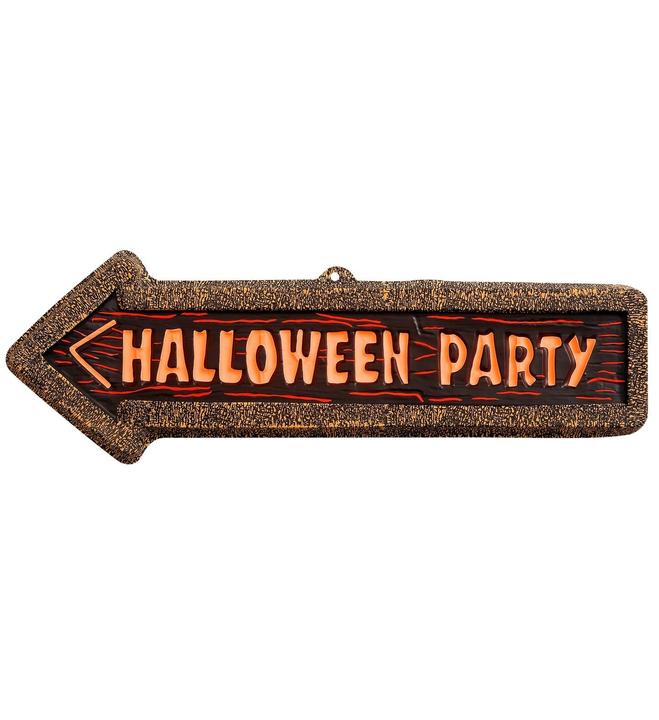 Produktbild Widmann 3D Neon Schild Halloween Party 56x17cm
