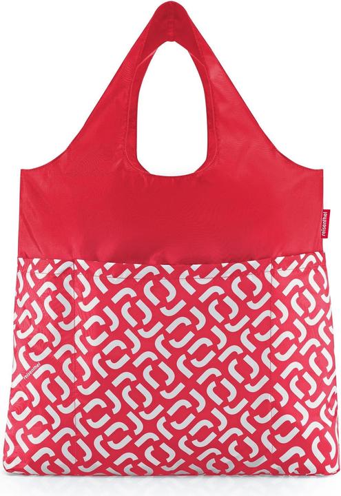 reisenthel Tasche Mini Maxi Shopper Plus Signature Red Rot/Weiss