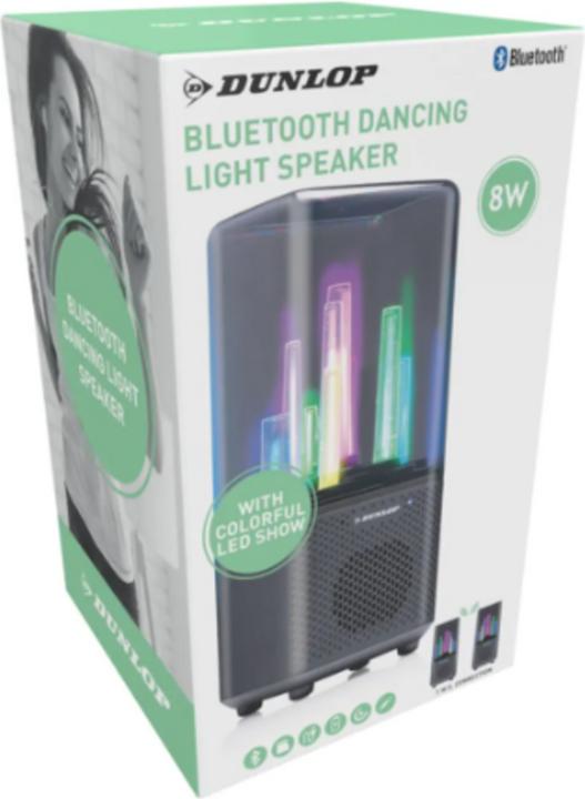 Actual product image Dunlop Speaker BT lighting 8W B/O (3 h, USB power delivery)