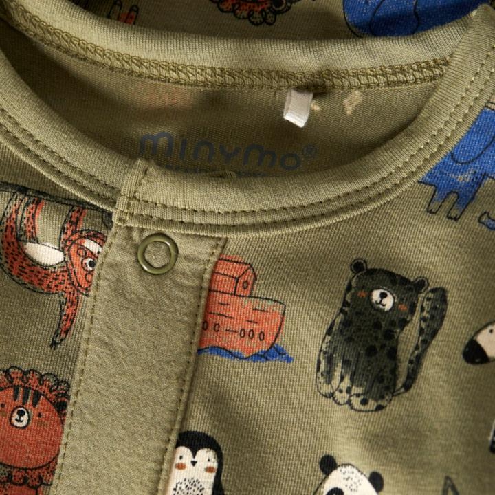 Immagine prodotto Minymo Maglietta a maniche lunghe con animali (80)