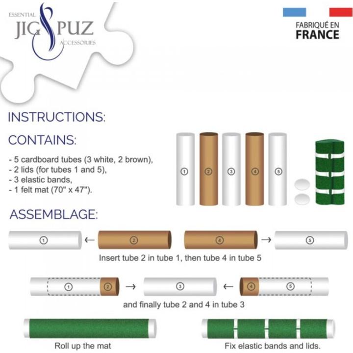 Immagine prodotto NoName Accessoire Puzzle Jig & Puz : Tapis à Puzzle (300 à 6000 pièces) (6000 pezzi)
