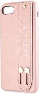 Actual product image Guess Back panel cover iPhone 7/8/SE2020 Saffiano Strap Case Rose (Apple iPhone 7)