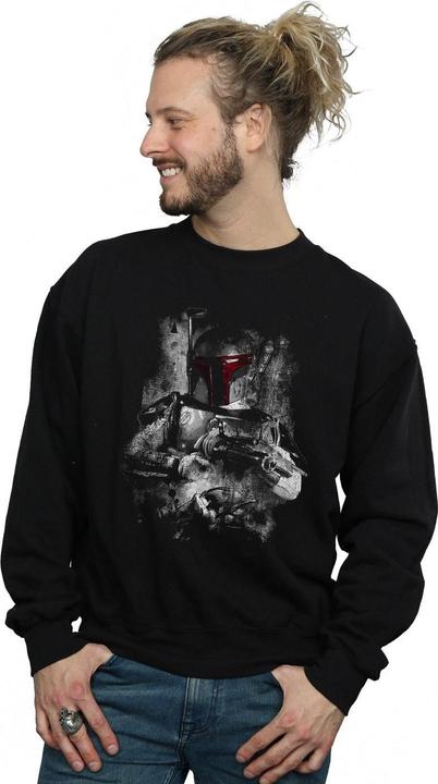 Immagine prodotto Star Wars Boba Fett Distressed Felpa Uomo (M)