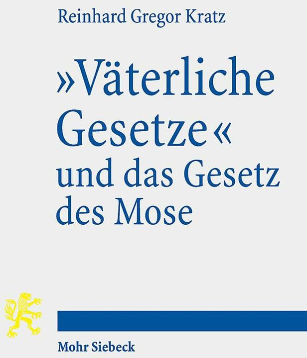 Immagine prodotto Kratz:Väterliche Gesetze und das Gese (Tedesco, Reinhard Gregor Kratz, 2024)