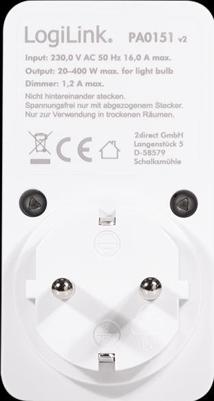 Actual product image LogiLink Socket outlet adapter