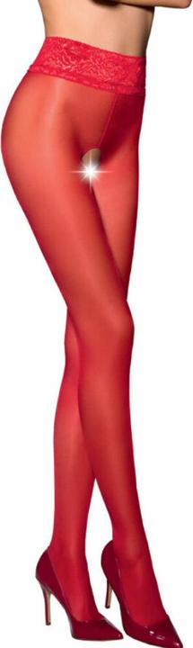 Actual product image Passion Pantyhose ouvert "Thiophene 008" (30DEN) (S/M)