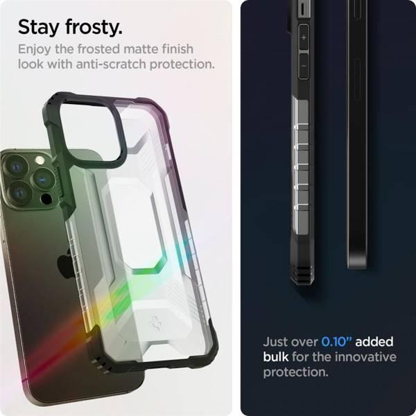 Actual product image Spigen Case Nitro Force Apple iPhone 13 Pro Max Matte Black (Apple iPhone 13 Pro Max)