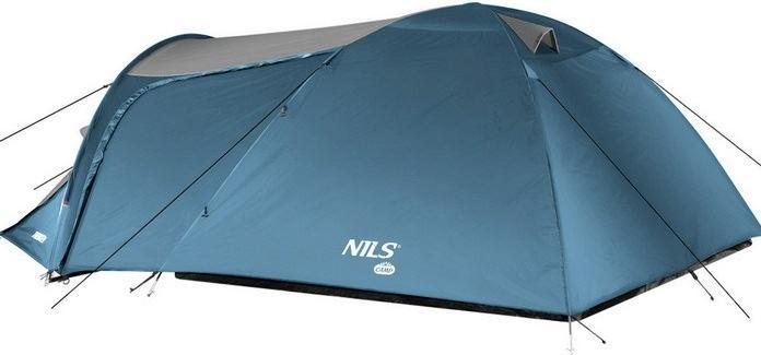 Immagine prodotto Nils Nc6012 Tenda Da Campeggio Trekker Blu E Grigia (Tenda a tunnel, 4.60 kg, 4 persone)
