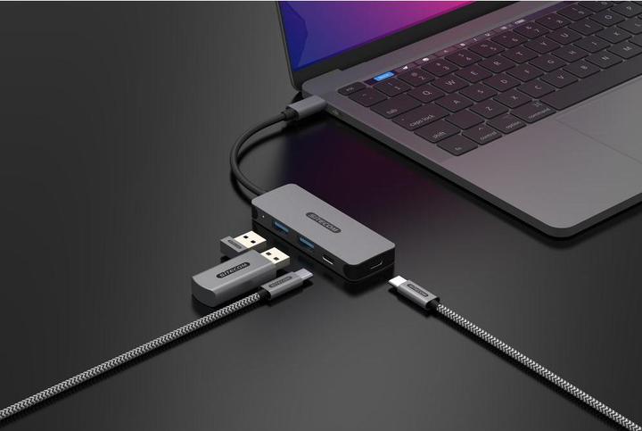 Image du produit Sitecom CN-5010 USB-C vers 2x USB-A+2x USB-CHUB (USB-C, 2 Ports)