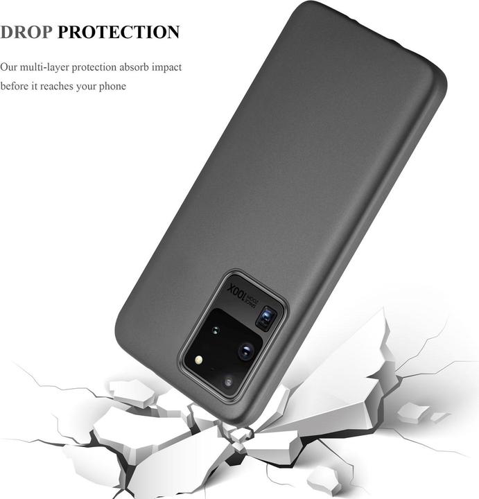 Image du produit Cadorabo Couverture métallique mate TPU (Samsung Galaxy S20 Ultra)