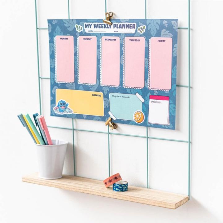 Image du produit Disney Stitch - Agenda semainier 54 pages A4 (A4)