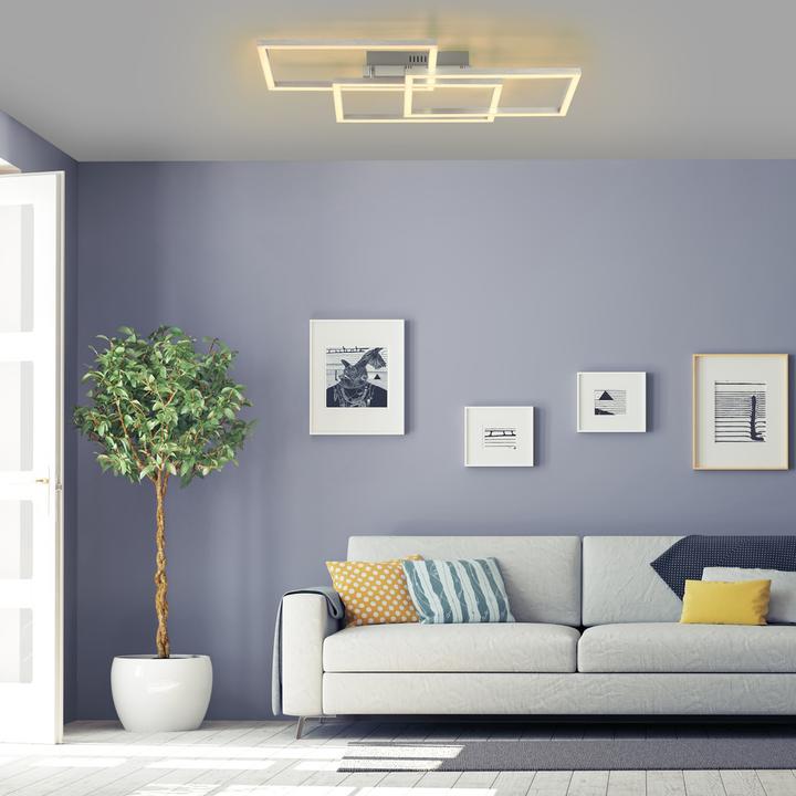 Actual product image Just Light LED Deckenlampe LOLAsmart - MAXI Steuerbar per Tuya App, CCT RGB dimmbar Fernbedienung (3240 lm)