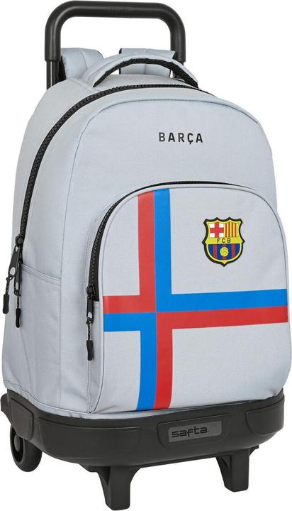 Produktbild FC Barcelona School Rucksack with Wheels F.C. Barcelona Grey (33 x 45 x 22 cm)