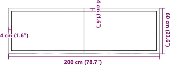 Image du produit VidaXL Saba (200 x 60 x 6 cm)