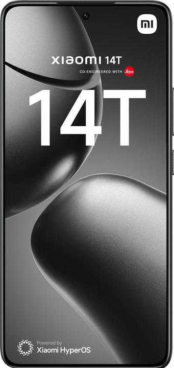 Actual product image Xiaomi 14T Pro (512 GB, Titan Black, 6.67", Dual SIM, 50 Mpx, 5G)