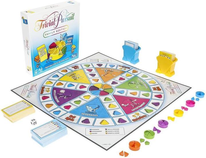 Produktbild Hasbro Trivial Pursuit Family Edition Brettspiel Trivia (Dänisch)