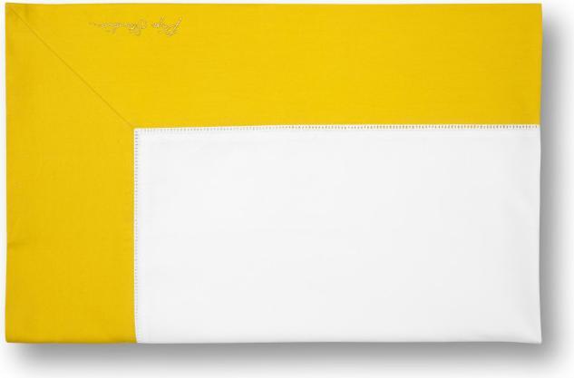 Produktbild PIP Studio Chique Tischdecke weiss/gelb 150x190cm (150 x 190 cm)