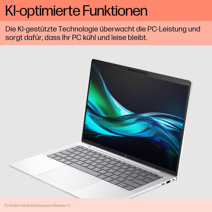 Produktbild HP EliteBook 1040 14 inch G11 Notebook PC, Intel Core Ultra 7, 35,6 cm (14"), 2880 x 1800 Pixel (14", Intel Core Ultra 7 155H, 32 GB, 1000 GB, DE)