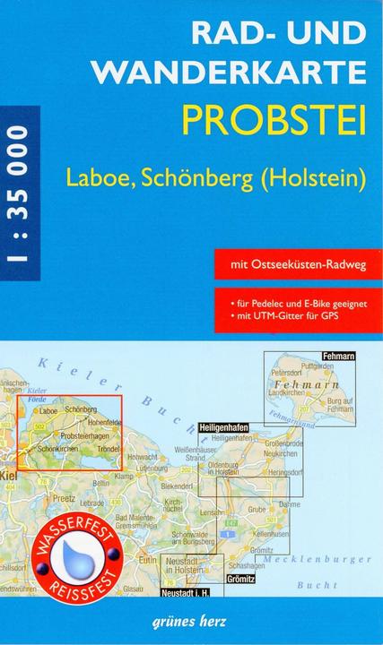 Immagine prodotto Mappa ciclistica ed escursionistica Probstei, Laboe, S