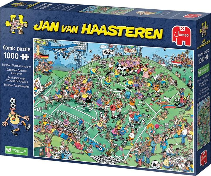 Image du produit Jumbo Puzzle Jan Van Haasteren Champion d'Europe de football 1000 pièces (1000 pièces)