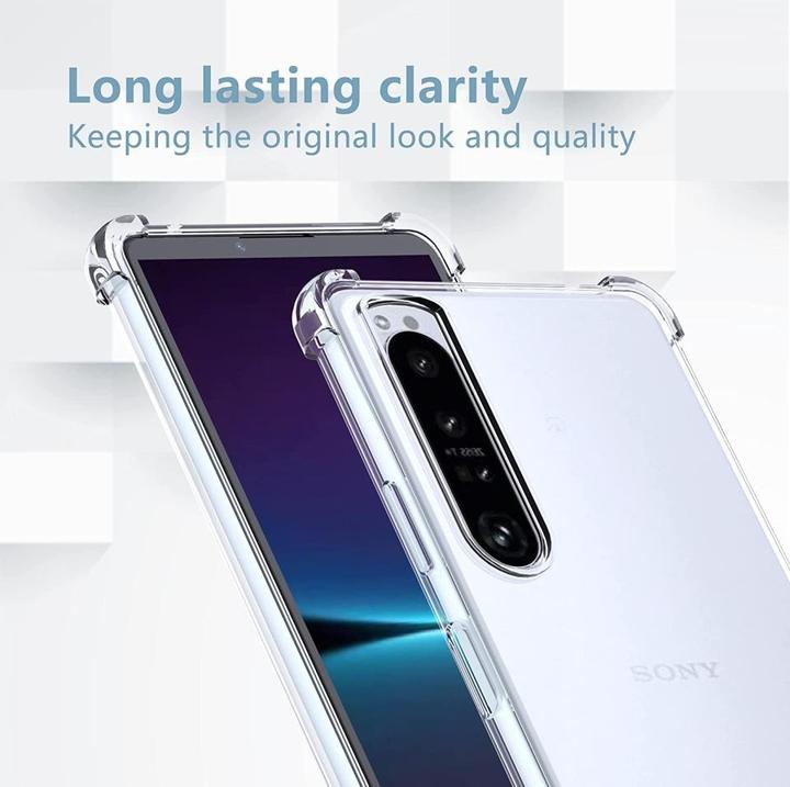 Actual product image Screenguard Crystal Soft Airbag Bumper (Sony Xperia 1 IV)