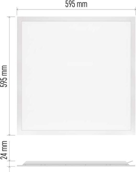Immagine prodotto Emos Lampada da incasso LED LEXXO Backlit 60×60, quadrata, bianca, 30W neutro. (4200 lm)
