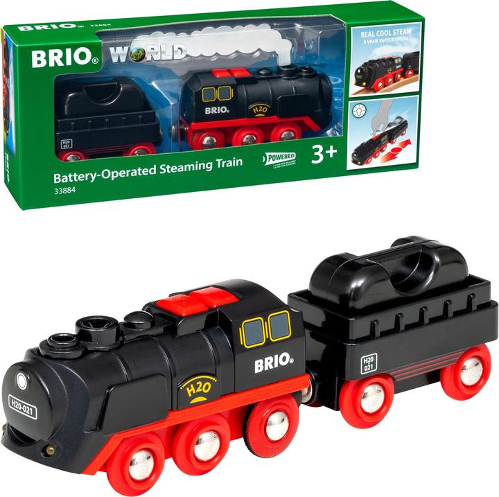 Actual product image Brio Battery steam locomotive with water tank