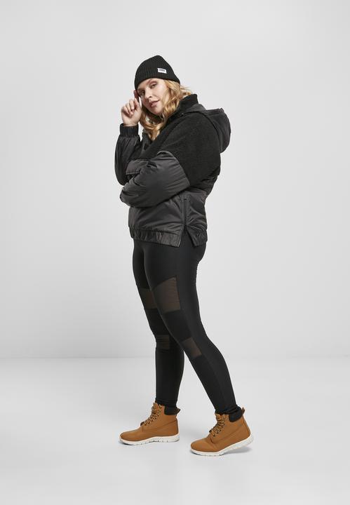 Actual product image Urban Classics Ladies Sherpa Mix Pull Over Jacket (M)