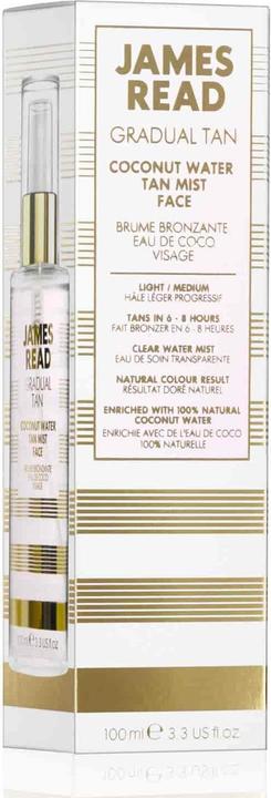 Actual product image James Read Coconut Water Tan Mist Face 100 ml (Self-tanning towel, 100 ml)