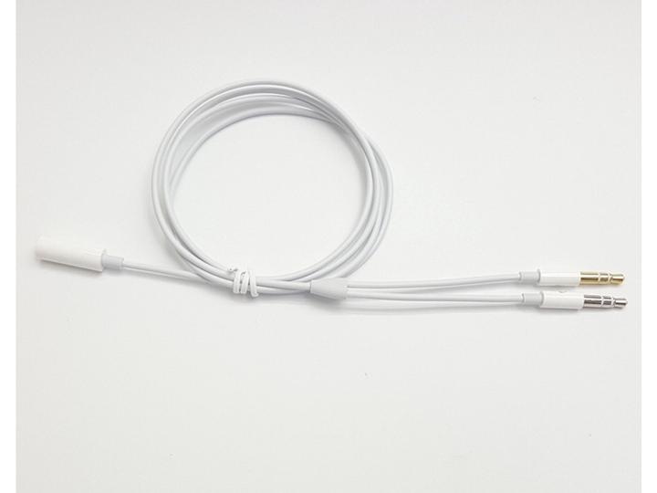 Immagine prodotto PowerGuard Microfono Cuffia CTIA Adattatore splitter per cuffie doppio da 3,5 mm