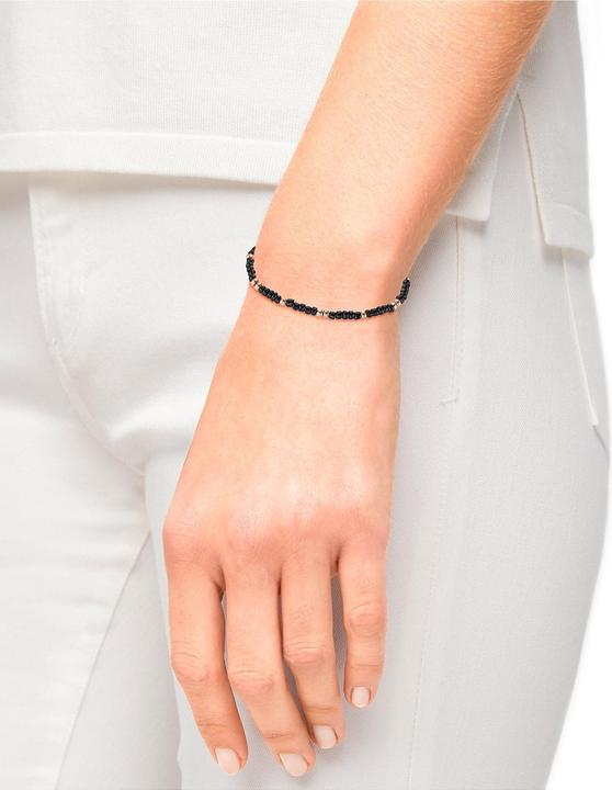Produktbild S.Oliver Armband für Damen, Edelstahl IP Rose (24 cm, Edelstahl, Glas)