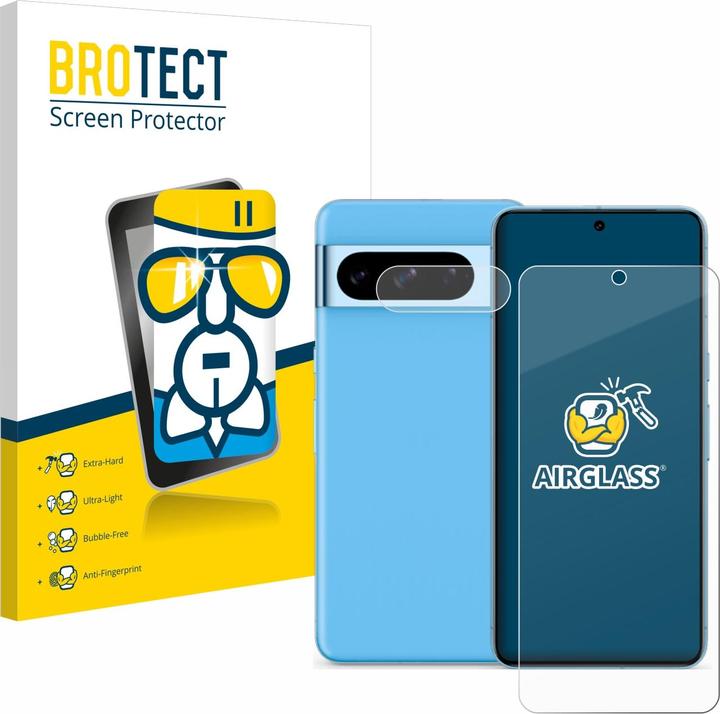 BROTECT AirGlass bulletproof glass film (1 Piece, Google Pixel 8 Pro)