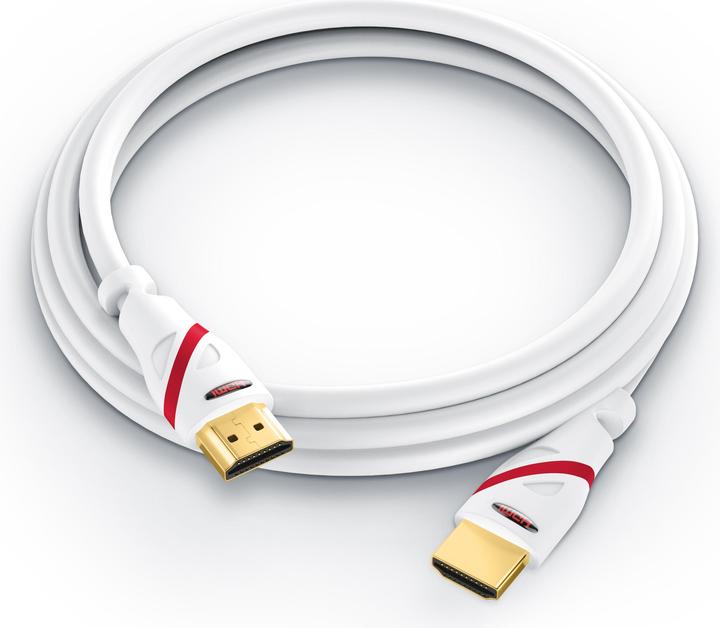 Actual product image CSL HDMI cable 2.0b - 4k Ultra HD 2160p - 3D Ready - High Speed - 3 x shielded - HDMI 2.0b 2.0a 2.0 (10 m, HDMI)