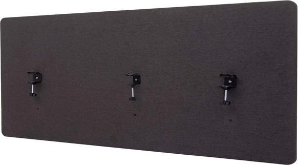 Actual product image Mendler Acoustic desk partition, office privacy screen desk pin board, double wall fabric/textile - 160x60cm