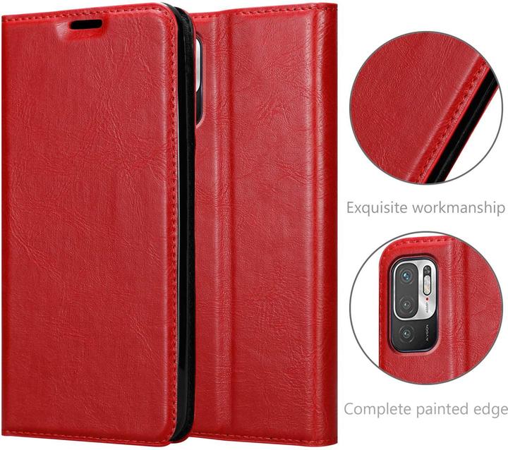Immagine prodotto Cadorabo Libro Invis. Coperchio magnetico (Xiaomi Redmi Nota 10 5G, Xiaomi Poco M3 Pro 5G)