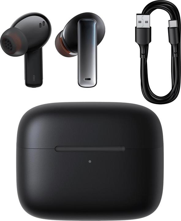 Actual product image Baseus Bowie M2 TWS earphones (black) (ANC, 5 h, Wireless)