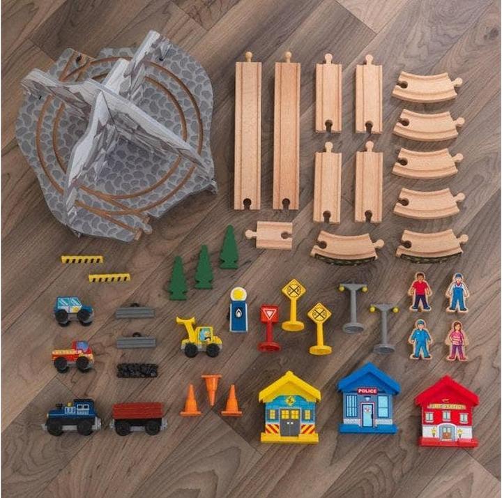 Produktbild KidKraft Eisenbahnset & Spieltisch „Felsiger Berg“