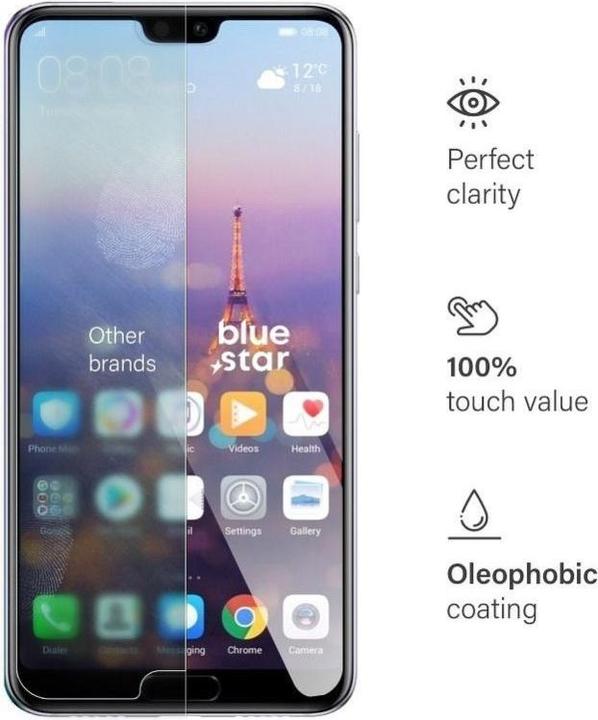 Actual product image BlueStar Tempered Glass (1 Piece, Huawei P20 Pro)