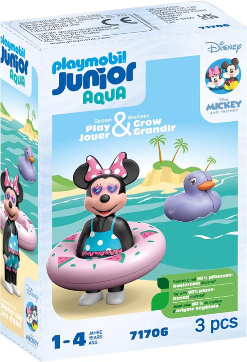 Image du produit Playmobil 71706 Playm. 1.2.3 & Disney : Minnies Strandaus (71706, Figurines Playmobil)