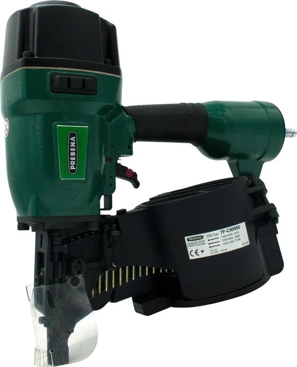 Image du produit Prebena 7F-CNW90-S01 Cloueuse pneumatique et Agrafeuse pour clous à tôle, type CNW de 45 à 90 mm - s