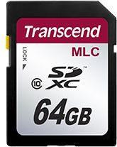 Produktbild Transcend Speicherkarte, SD, 64GB, 20MB/s, 18MB/s, Schwarz (64 GB, SDXC, U3)