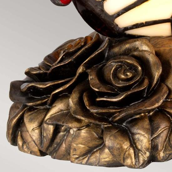 Produktbild Elstead Lighting Tiffany Animal Lamps LED Tischleuchte G9 Architektonische Bronze (240 lm, G9)
