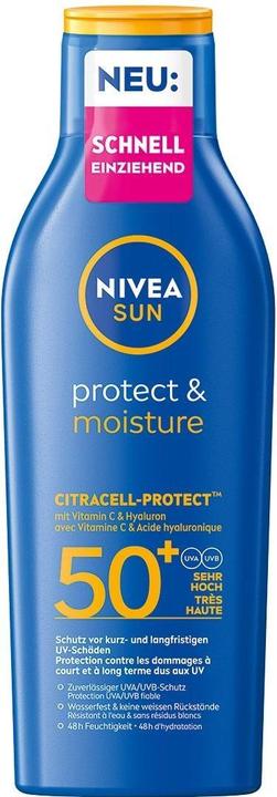 Produktbild NIVEA Protect & Moisture (Sonnenlotion, SPF 50, 250 ml)
