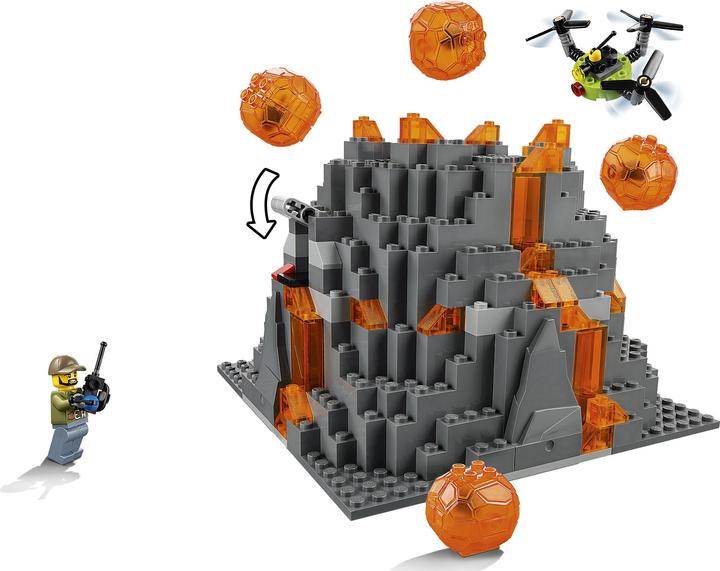 Immagine prodotto LEGO Stazione di ricerca sul vulcano della città (60124, LEGO City)