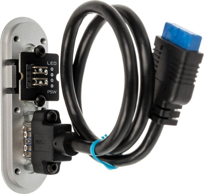 Image du produit Streacom Panneau E/S pour DA2 - 1x USB 3.0 type A (0.40 m, USB 3.0)