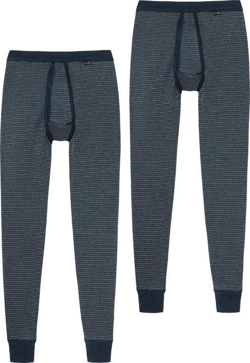 Produktbild Schiesser Lange Unterhose Feinripp Melange (XXL, 2er Pack)