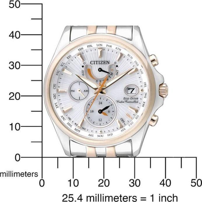 Actual product image Citizen Eco-Drive Radio Controlled FC0014-54A (L) (Radio-controlled clock, 39 mm)