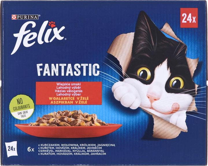 Image du produit Purina Felix Fantastique Arômes de Terroir en Gelée - Nourriture humide pour chats - 24x 85g (Senior, 24 pcs, 2040 g)